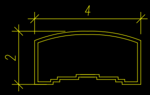 A vivid yellow technical schematic with precise lines and measurements on a sleek black background, featuring geometric shapes, numbered annotations, and a spectrum of colours detailing every spec.